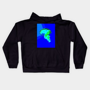 Green Ocean Drifter Kids Hoodie